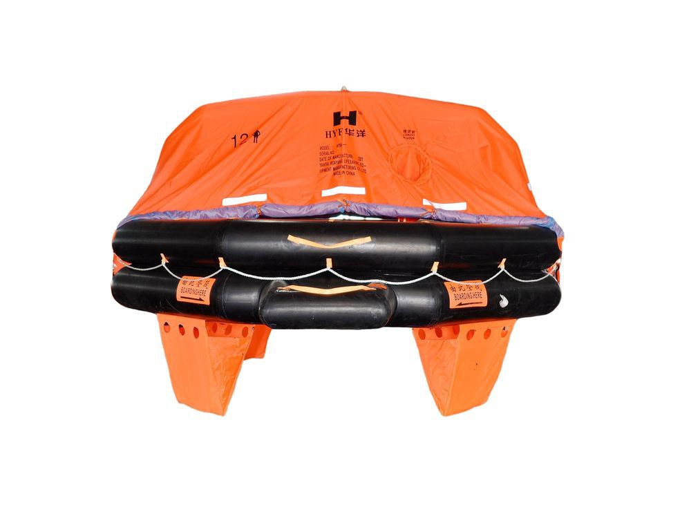 Плот спасательный надувной речной ПСН-12Р C Pack